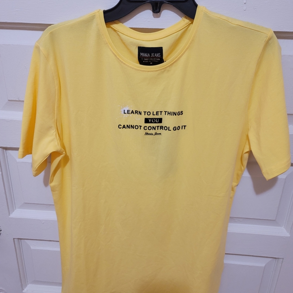 Yellow Tshirt from Mania Jean's,  size 💛 medium